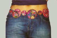 embroidered belt