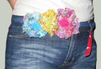Liiberty print flower belt