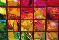 detail of embroidery