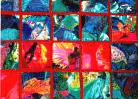 detail of embroidery