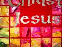 detail of embroidery