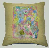 floral cushion