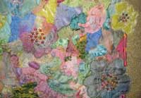 detail from floral cushion